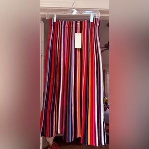 Tory Burch Multicolor Striped A-Line Skirt